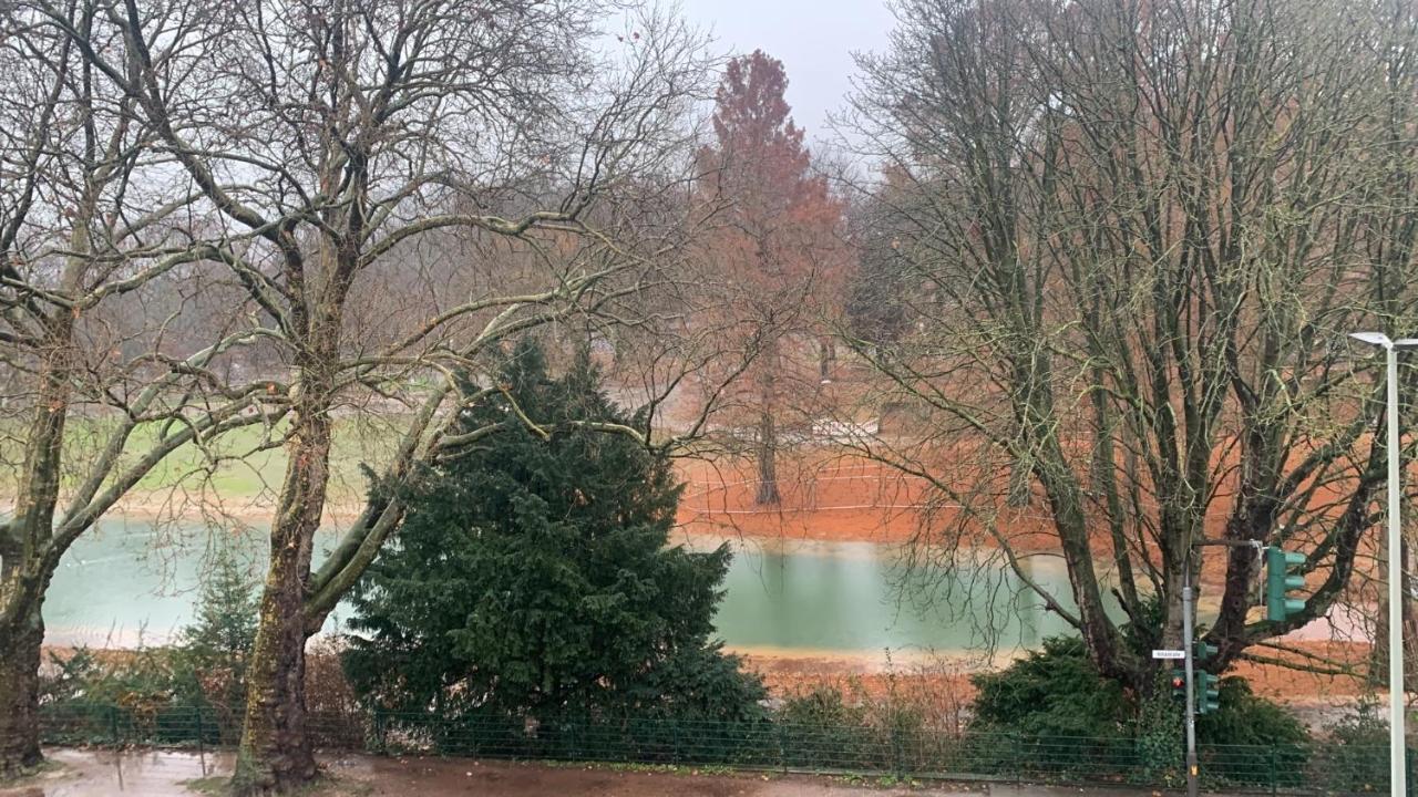 Moebliertes Wohnung Am Geroweiher Moenchengladbach Eksteriør bilde